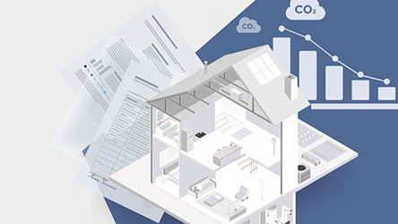 Image illustrant le calculateur de rénovation et CO2