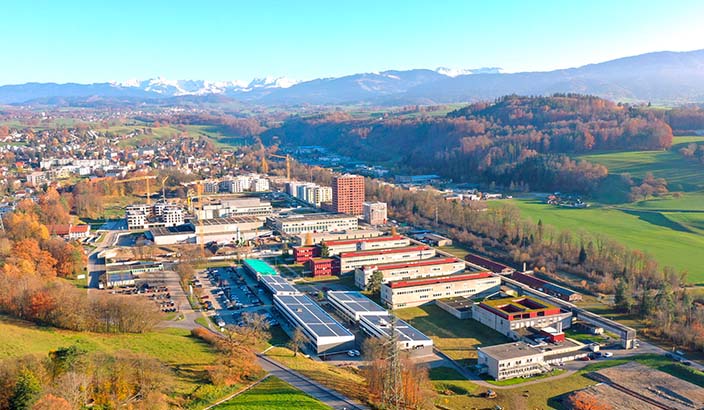 Vue aérienne de Marly Innovation Center