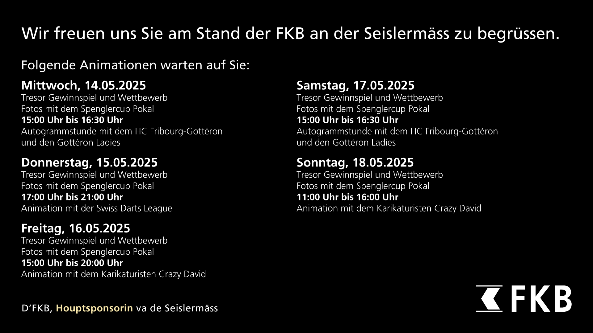 FKB-Stand Animation Seislermäss