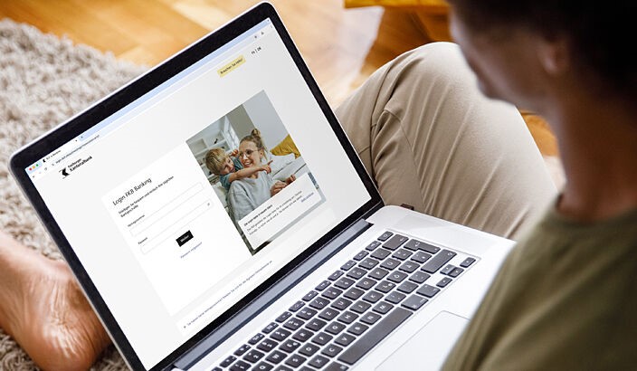 Neues Erscheinungsbild der Login-Seite