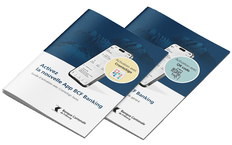 Activez avec CrontoSign Swiss ou QRcode