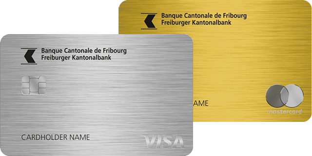 BCF Master Visa card gold/silber