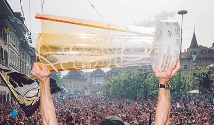 photo de la coupe de hockey suisse gagnée par Gottéron