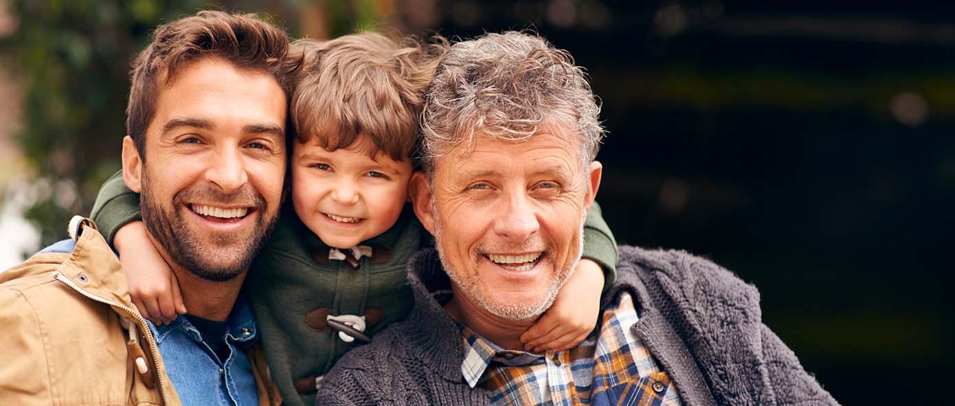 Génération de 3 hommes